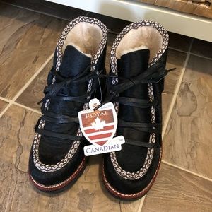 Royal Canadian Calf Hair Booties